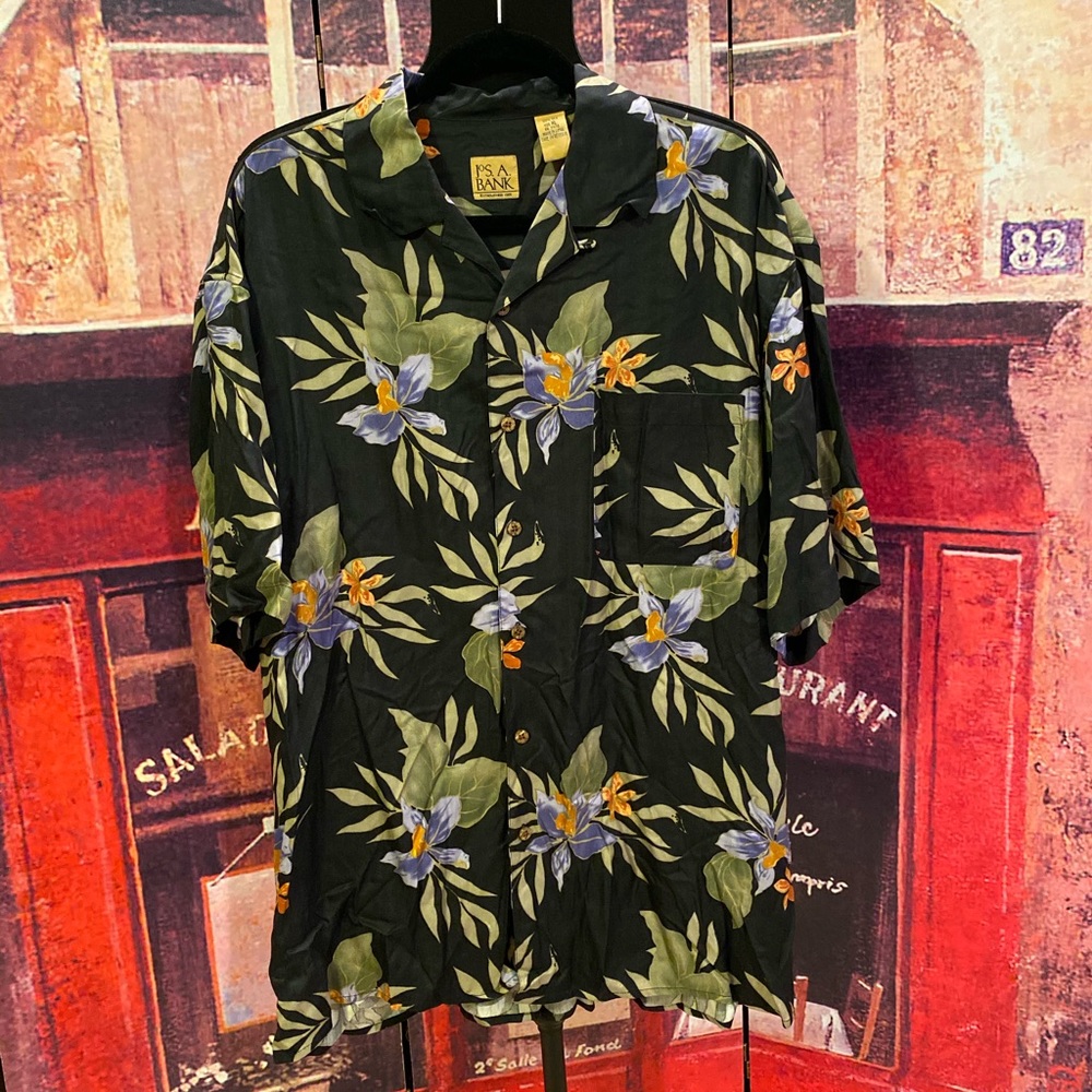 Jos. A Bank Shirt 100% Silk